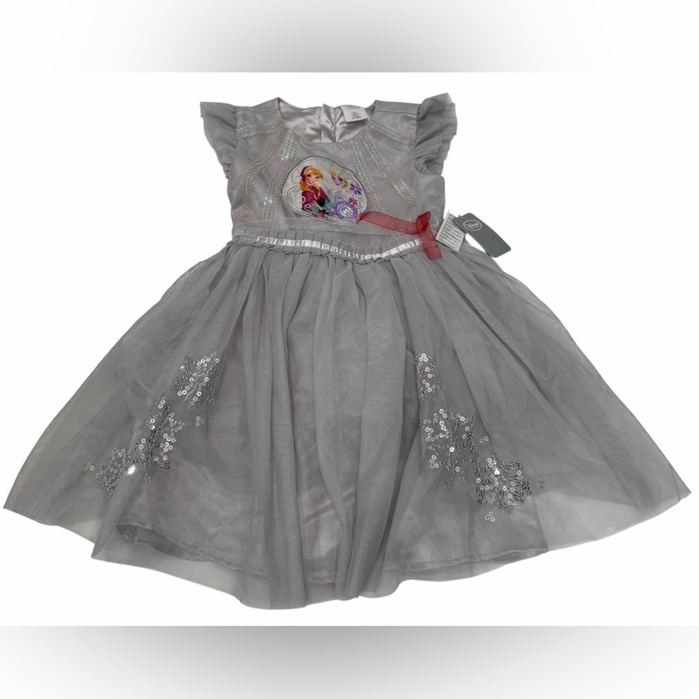 Disney Store Girl Dress Princess Frozen Elsa Size 5/6 NWT